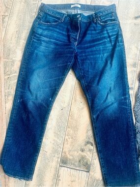 Moussy Women’s 31 Straight leg Dark Blue Denim Jeans